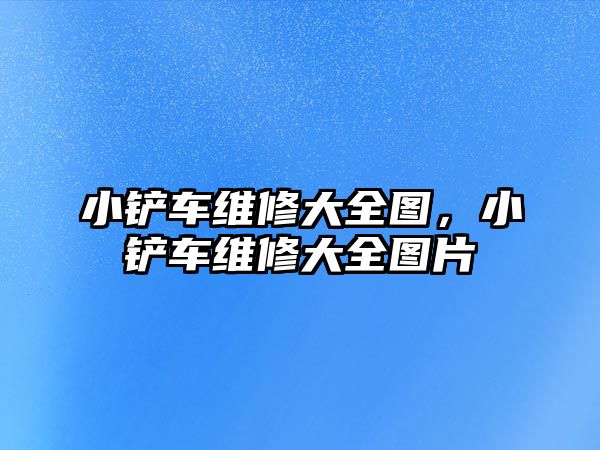 小鏟車維修大全圖，小鏟車維修大全圖片