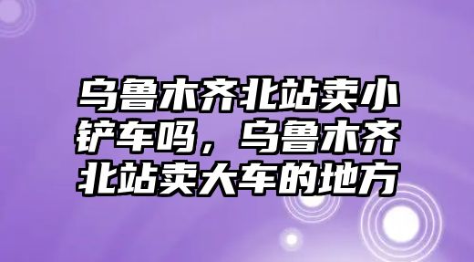 烏魯木齊北站賣小鏟車嗎，烏魯木齊北站賣大車的地方