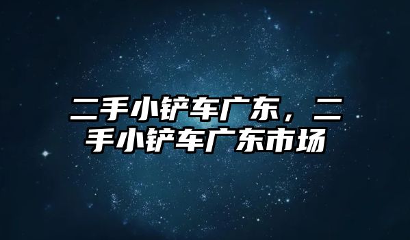 二手小鏟車廣東，二手小鏟車廣東市場(chǎng)