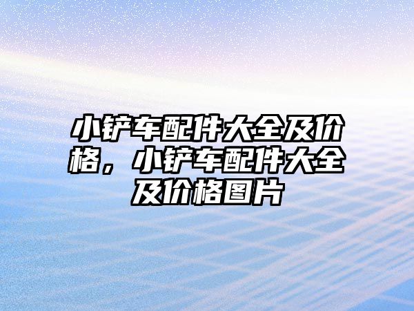 小鏟車配件大全及價格，小鏟車配件大全及價格圖片