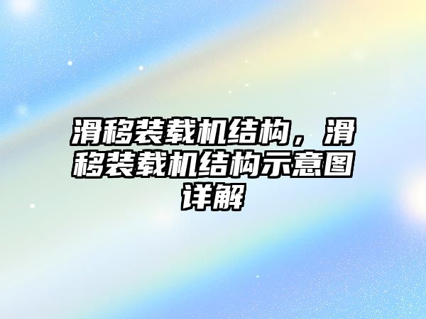 滑移裝載機結構，滑移裝載機結構示意圖詳解