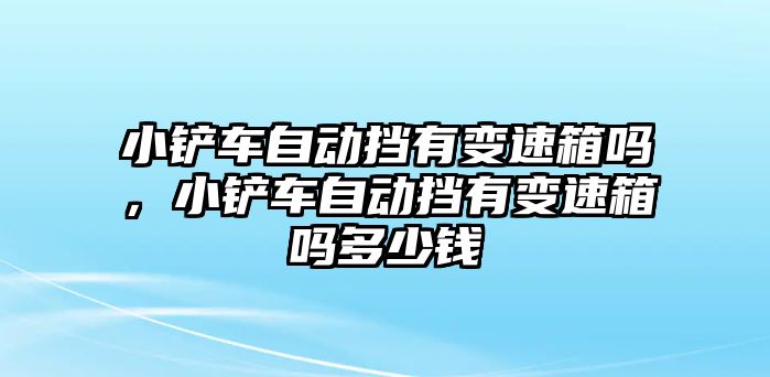 小鏟車自動(dòng)擋有變速箱嗎，小鏟車自動(dòng)擋有變速箱嗎多少錢