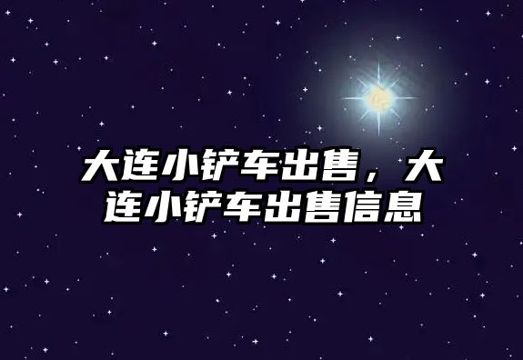 大連小鏟車出售，大連小鏟車出售信息