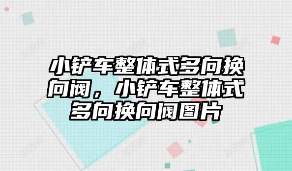 小鏟車整體式多向換向閥，小鏟車整體式多向換向閥圖片