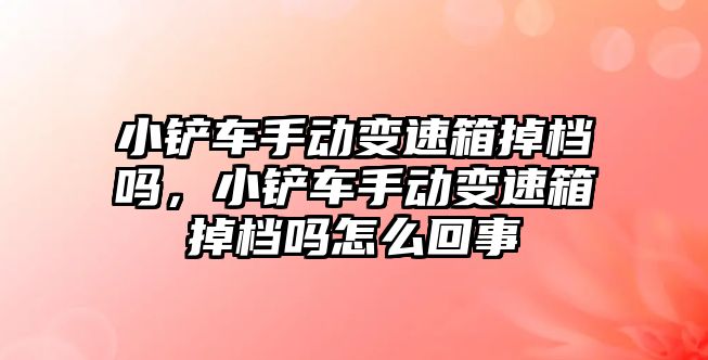 小鏟車手動變速箱掉檔嗎，小鏟車手動變速箱掉檔嗎怎么回事