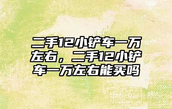 二手12小鏟車一萬左右，二手12小鏟車一萬左右能買嗎