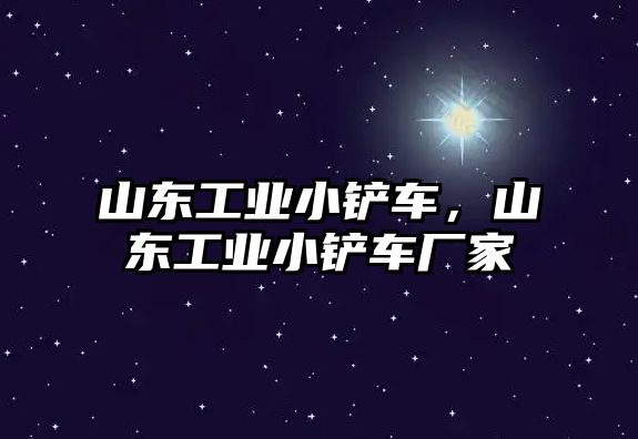 山東工業小鏟車，山東工業小鏟車廠家