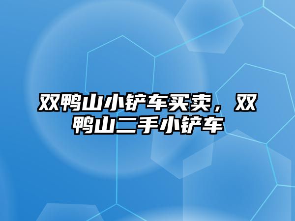 雙鴨山小鏟車買賣，雙鴨山二手小鏟車