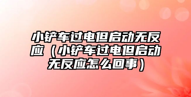 小鏟車過電但啟動無反應（小鏟車過電但啟動無反應怎么回事）