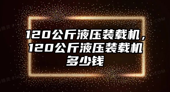 120公斤液壓裝載機(jī)，120公斤液壓裝載機(jī)多少錢