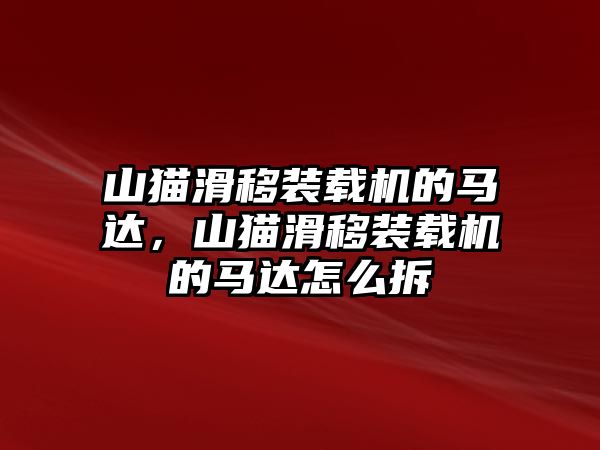 山貓滑移裝載機(jī)的馬達(dá)，山貓滑移裝載機(jī)的馬達(dá)怎么拆