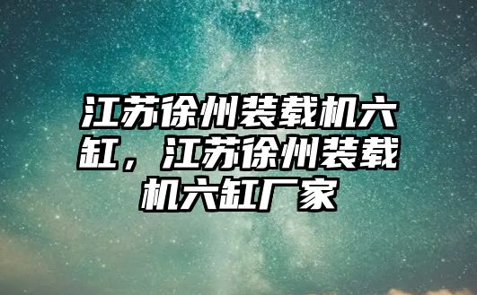 江蘇徐州裝載機六缸，江蘇徐州裝載機六缸廠家