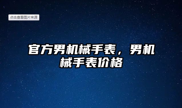 官方男機械手表，男機械手表價格