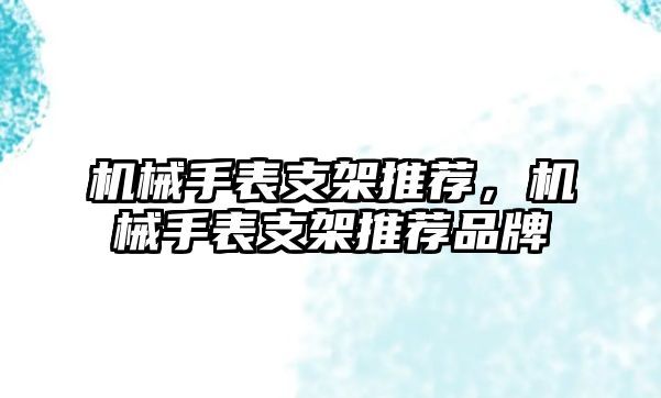 機械手表支架推薦，機械手表支架推薦品牌