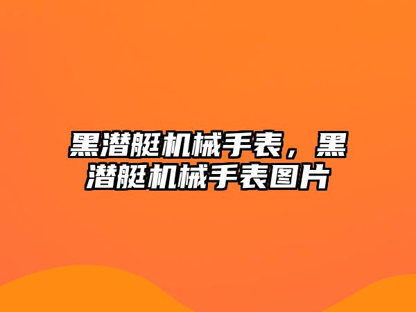 黑潛艇機械手表，黑潛艇機械手表圖片