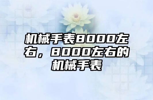 機械手表8000左右，8000左右的機械手表