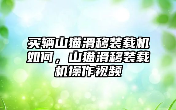 買輛山貓滑移裝載機(jī)如何，山貓滑移裝載機(jī)操作視頻