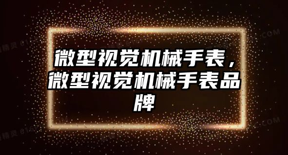 微型視覺機械手表，微型視覺機械手表品牌