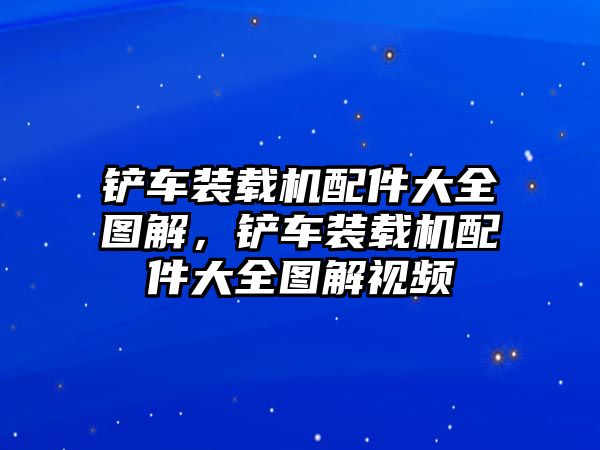 鏟車裝載機配件大全圖解，鏟車裝載機配件大全圖解視頻